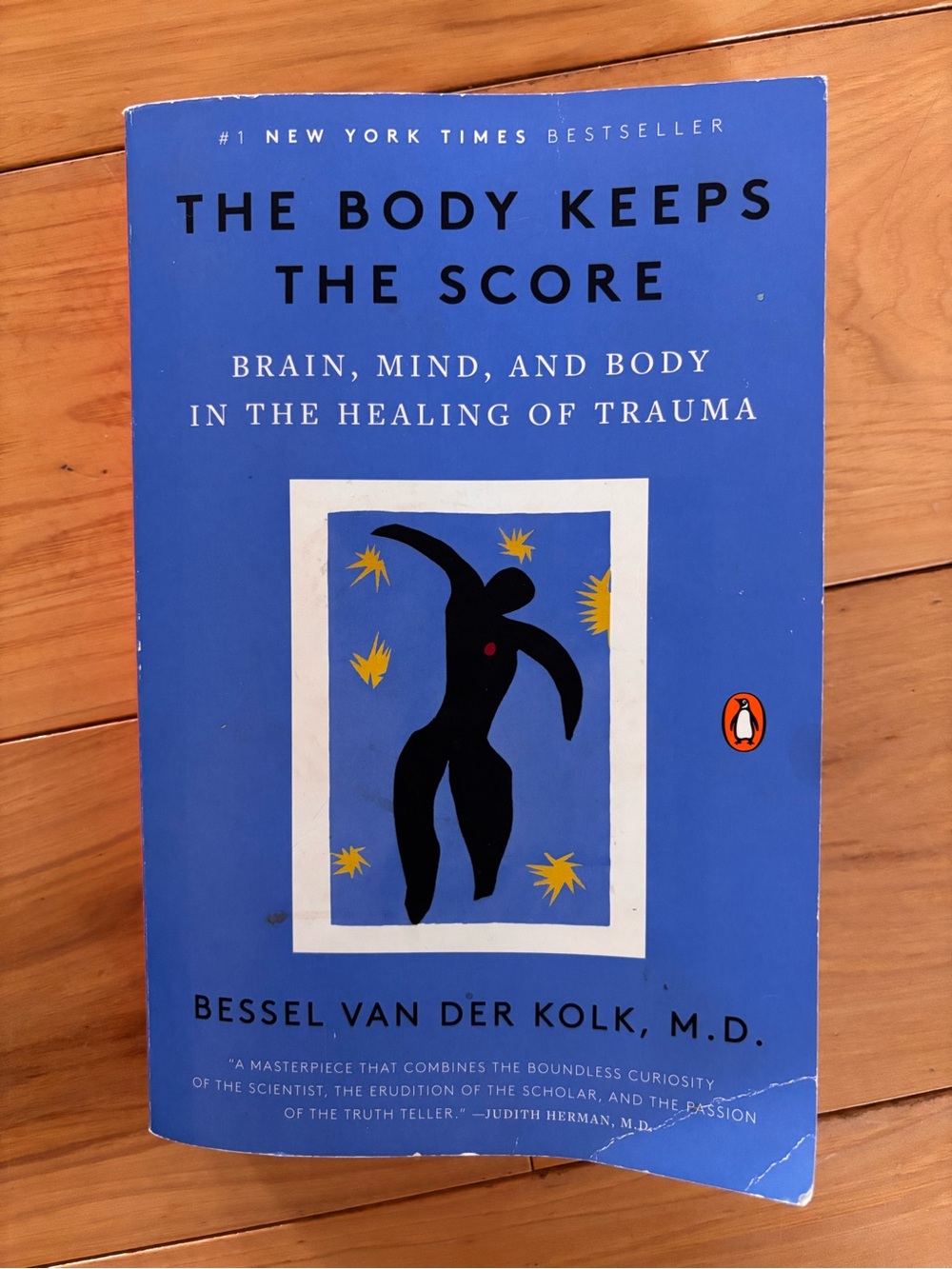 The Body Keeps the Score by Bessel van der Kolk - Blue Paperback